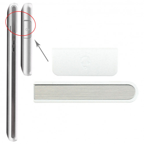 iPartsBuy Écouteur Bouton & Volume Bouton de Remplacement pour Sony Xperia ZR / M36h (Argent) SI552S1237-05