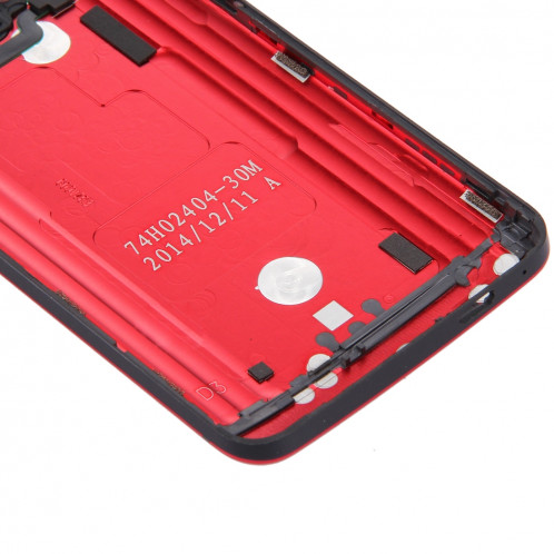 iPartsAcheter pour HTC One M7 / 801e Couvercle du boîtier complet (Boîtier avant LCD Cadre lunette + couvercle arrière) (Rouge) SI44RL719-010