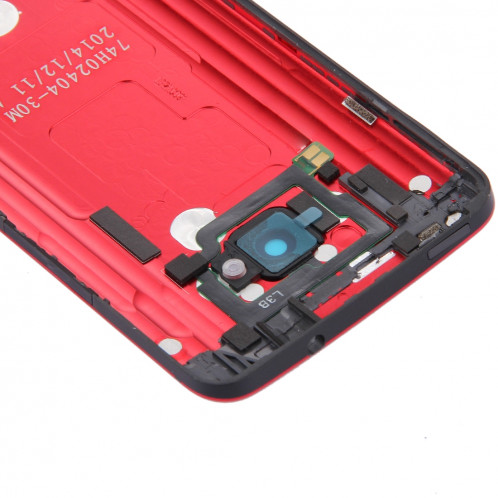 iPartsAcheter pour HTC One M7 / 801e Couvercle du boîtier complet (Boîtier avant LCD Cadre lunette + couvercle arrière) (Rouge) SI44RL719-010