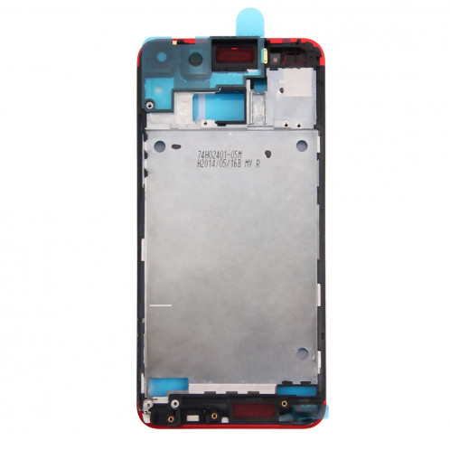 iPartsAcheter pour HTC One M7 / 801e Couvercle du boîtier complet (Boîtier avant LCD Cadre lunette + couvercle arrière) (Rouge) SI44RL719-010
