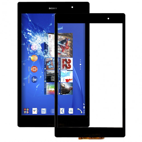 iPartsBuy remplacement d'écran tactile pour Sony Xperia Z3 Tablet Compact / SGP612 / SGP621 / SGP641 (Noir) SI169B604-04