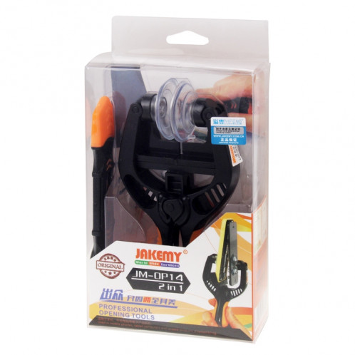 JAKEMY JM-OP14 2 en 1 Écran LCD Sperate Pilers & Flexible Double-extrémité Ouverture En Métal Outil de Pricing pour Samsung / iPhone / iPad / Ordinateur Portable / Tablet PC SJ3499301-06