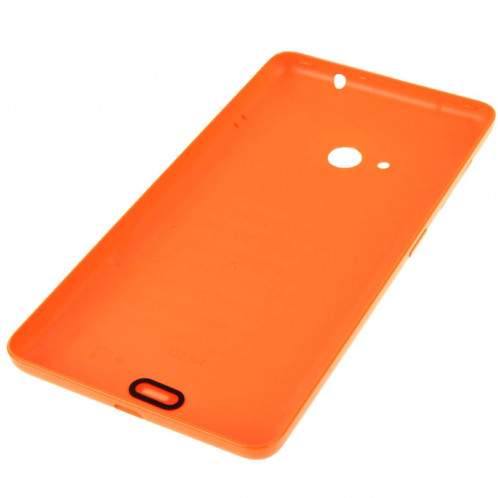 Couverture arrière de remplacement de batterie en plastique de couleur unie pour Microsoft Lumia 535 (orange) SC587E1927-04