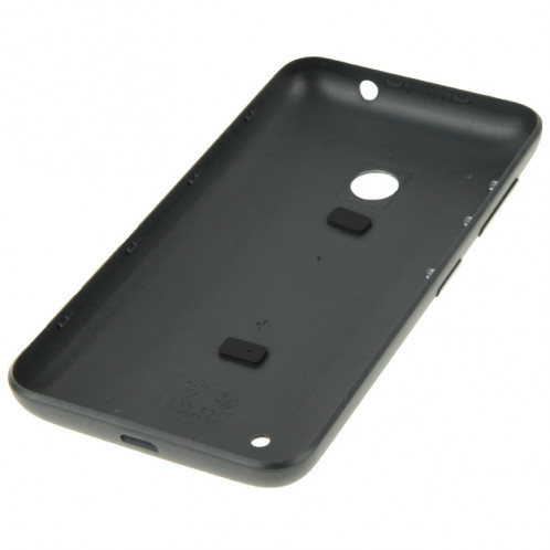Couverture arrière de batterie en plastique couleur unie pour Nokia Lumia 530 / Rock / M-1018 / RM-1020 (Noir) SC589B30-04