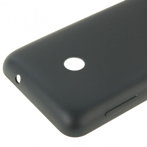 Couverture arrière de batterie en plastique couleur unie pour Nokia Lumia 530 / Rock / M-1018 / RM-1020 (Noir) SC589B30-04