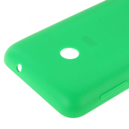 Couverture arrière de batterie en plastique de couleur unie pour Nokia Lumia 530 / Rock / M-1018 / RM-1020 (vert) SC589G1932-04
