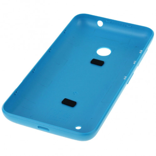 Couverture de remplacement de batterie en plastique de couleur unie pour Nokia Lumia 530 / Rock / M-1018 / RM-1020 (Bleu) SC589L1218-04