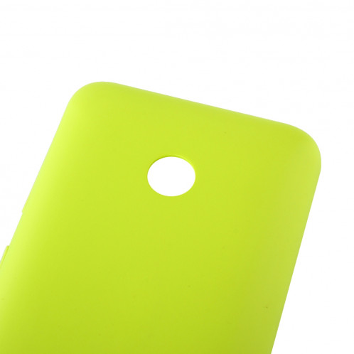 iPartsAcheter pour Nokia Lumia 530 couleur unie en plastique couvercle de la batterie arrière (jaune) SI589Y1180-06