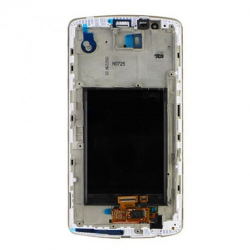 iPartsBuy LCD Affichage + Écran Tactile Digitizer Assemblée avec Cadre pour LG G3 / D850 / D851 / D855 / VS985 (Blanc) SI021W933-09