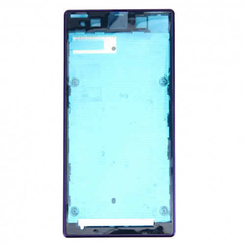 iPartsBuy Avant Logement LCD Cadre Lunette de remplacement pour Sony Xperia Z1 / C6902 / L39h / C6903 / C6906 / C6943 (Violet) SI063P1187-06