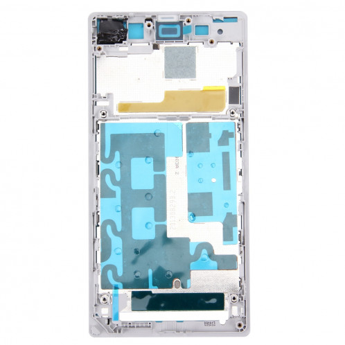 iPartsBuy Avant Logement LCD Cadre Lunette de remplacement pour Sony Xperia Z1 / C6902 / L39h / C6903 / C6906 / C6943 (Blanc) SI063W1031-06