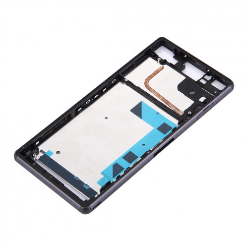 iPartsBuy Avant Logement LCD Cadre Lunette de remplacement pour Sony Xperia Z3 / L55w / D6603 (Noir) SI073B1795-06