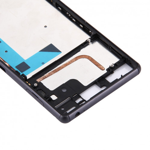 iPartsBuy Avant Logement LCD Cadre Lunette de remplacement pour Sony Xperia Z3 / L55w / D6603 (Noir) SI073B1795-06