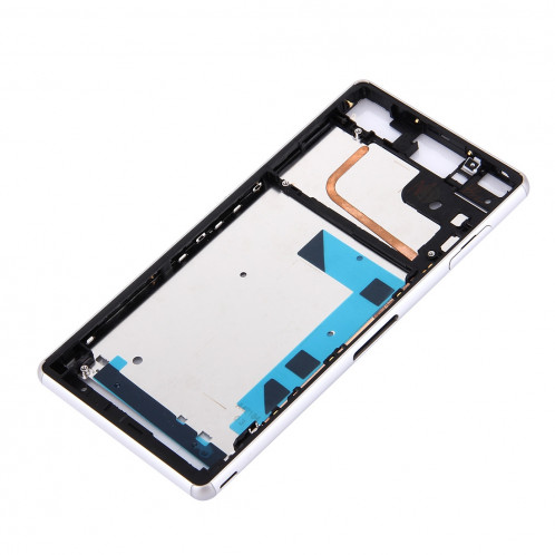 iPartsAchat avant logement LCD cadre lunette de remplacement pour Sony Xperia Z3 / L55w / D6603 (blanc) SI073W1036-06