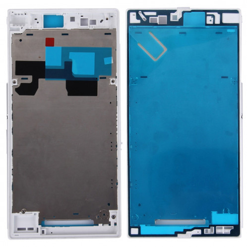 iPartsAcheter pour Sony Xperia Z Ultra / XL39h / C6802 Boîtier Avant Cadre LCD Cadre (Blanc) SI077W806-06