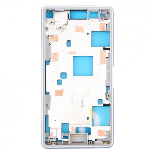iPartsAcheter pour Sony Xperia Z3 Compact / D5803 / D5833 Boîtier Avant Cadre LCD Cadre (Blanc) SI082W253-06
