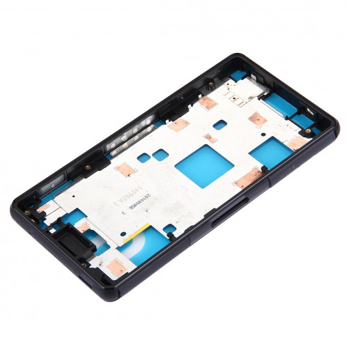 iPartsAcheter pour Sony Xperia Z3 Compact / D5803 / D5833 Boîtier Avant Cadre LCD Cadre Lunette (Noir) SI40821416-06
