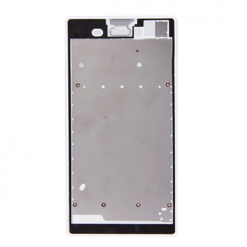 iPartsBuy Remplacement du boîtier avant avec autocollant adhésif pour Sony Xperia T3 (blanc) SI210W671-08