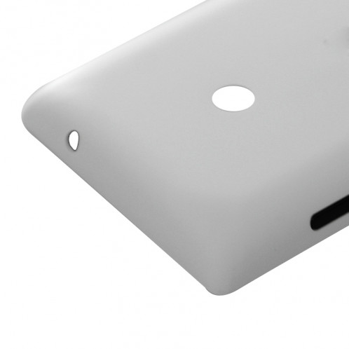 Couverture de boîtier arrière en plastique pour Nokia Lumia 520 (Blanc) SC050W398-06