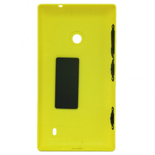 iPartsAcheter pour Nokia Lumia 520 couvercle du boîtier arrière en plastique (jaune) SI050Y615-06