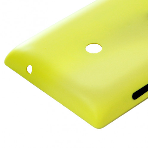 iPartsAcheter pour Nokia Lumia 520 couvercle du boîtier arrière en plastique (jaune) SI050Y615-06