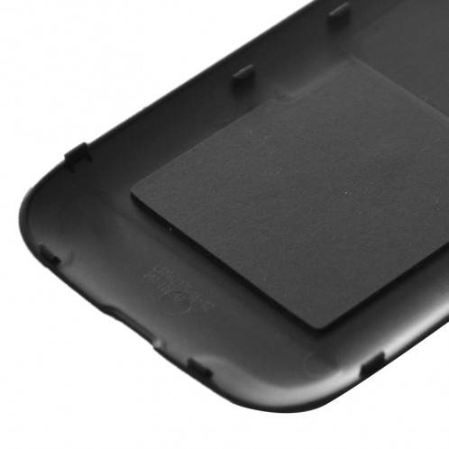 Surface lisse en plastique couvercle du boîtier arrière pour Nokia Lumia 822 (Noir) SS052B66-06