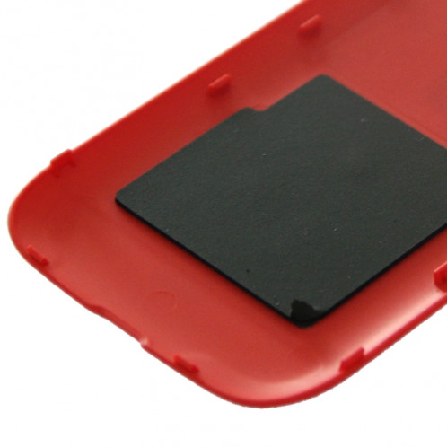 Surface lisse en plastique couvercle du boîtier arrière pour Nokia Lumia 822 (rouge) SS052R1635-06