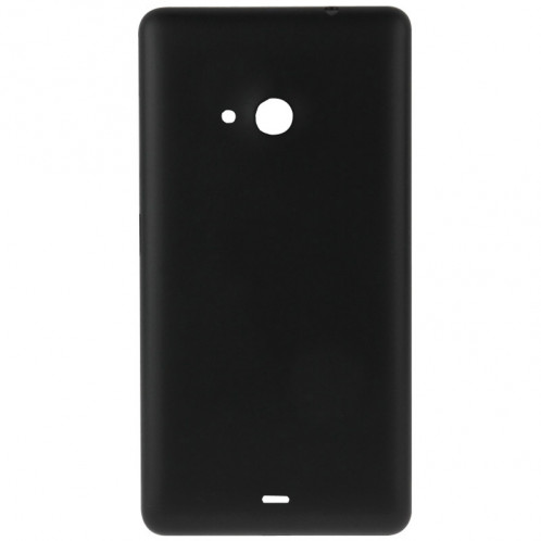 Remplacement de couverture de logement arrière en plastique givré de surface pour Microsoft Lumia 535 (noir) SR055B1292-05