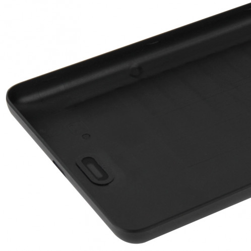 Remplacement de couverture de logement arrière en plastique givré de surface pour Microsoft Lumia 535 (noir) SR055B1292-05