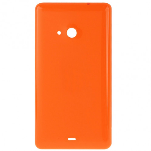 Remplacement lisse de couverture de logement arrière en plastique lisse pour Microsoft Lumia 535 (orange) SR055E1206-05