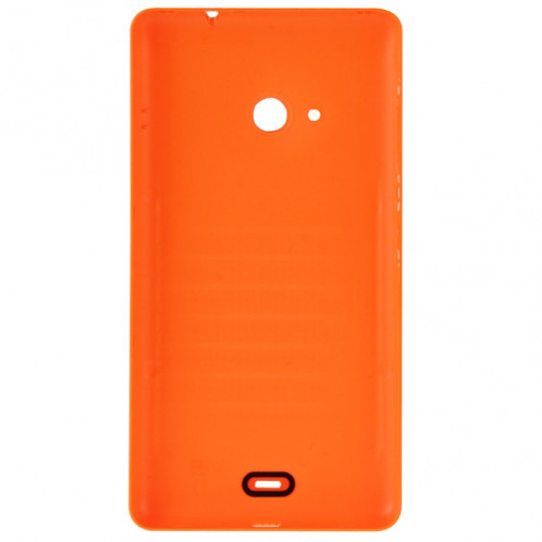 Remplacement lisse de couverture de logement arrière en plastique lisse pour Microsoft Lumia 535 (orange) SR055E1206-05