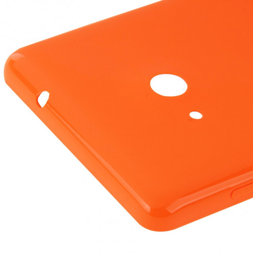 Remplacement lisse de couverture de logement arrière en plastique lisse pour Microsoft Lumia 535 (orange) SR055E1206-05