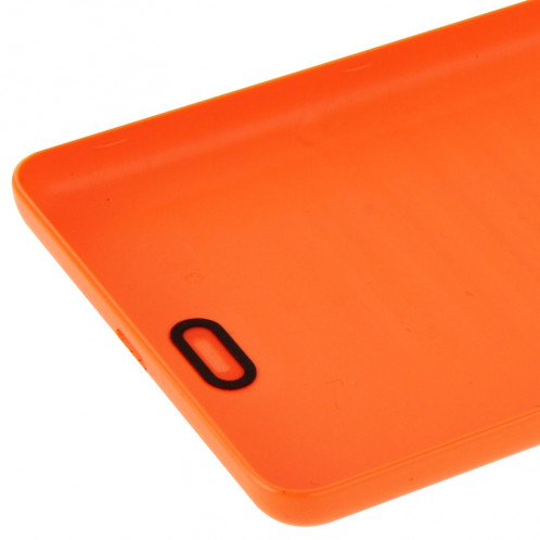 Remplacement lisse de couverture de logement arrière en plastique lisse pour Microsoft Lumia 535 (orange) SR055E1206-05