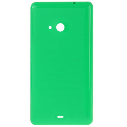 Remplacement lisse de couverture de logement arrière en plastique lisse pour Microsoft Lumia 535 (vert) SR055G714-05