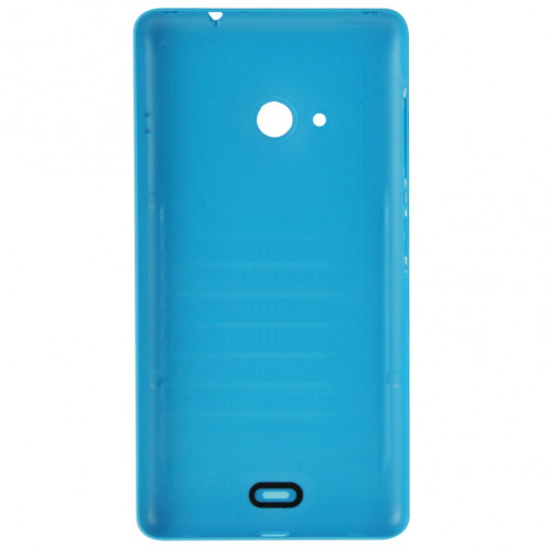 Remplacement de couverture de logement arrière en plastique givré de surface pour Microsoft Lumia 535 (bleu) SR055L592-05
