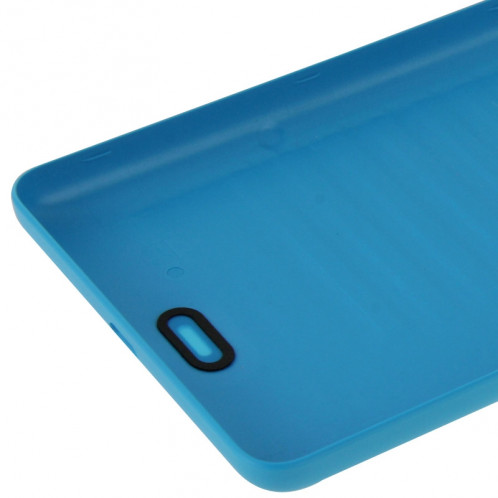 Remplacement de couverture de logement arrière en plastique givré de surface pour Microsoft Lumia 535 (bleu) SR055L592-05