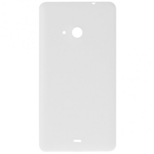 Remplacement de couverture de logement arrière en plastique givré de surface pour Microsoft Lumia 535 (blanc) SR055W256-05