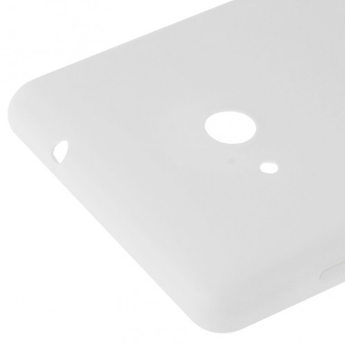 Remplacement de couverture de logement arrière en plastique givré de surface pour Microsoft Lumia 535 (blanc) SR055W256-05