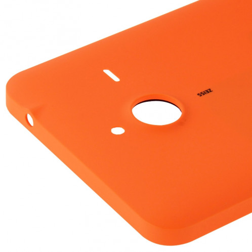 Remplacement de couverture de logement arrière en plastique givré de surface pour Microsoft Lumia 640XL (orange) SR056E1480-05