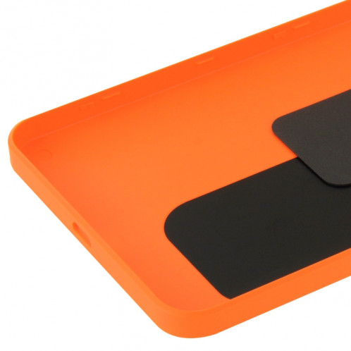 Remplacement de couverture de logement arrière en plastique givré de surface pour Microsoft Lumia 640XL (orange) SR056E1480-05