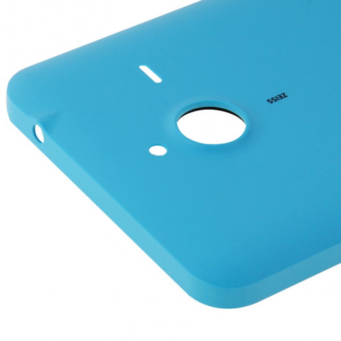 Remplacement de couverture de logement arrière en plastique givré de surface pour Microsoft Lumia 640XL (bleu) SR056L772-05