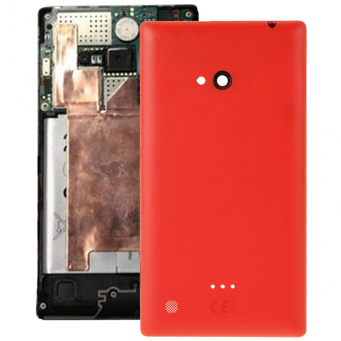 Couverture de boîtier arrière en plastique givré surface pour Nokia Lumia 720 (rouge) SC057R756-05