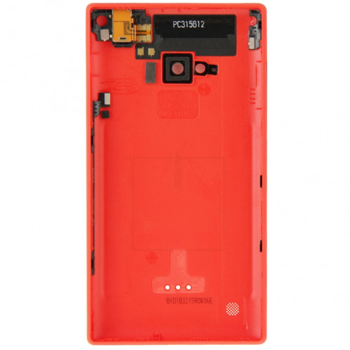 Couverture de boîtier arrière en plastique givré surface pour Nokia Lumia 720 (rouge) SC057R756-05