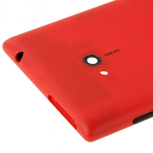 Couverture de boîtier arrière en plastique givré surface pour Nokia Lumia 720 (rouge) SC057R756-05