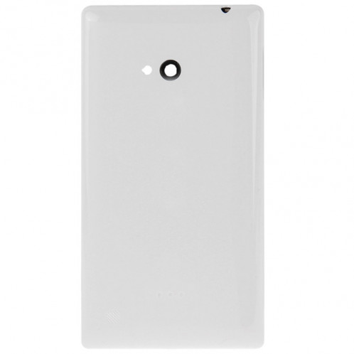 Remplacement lisse de couverture de logement arrière en plastique lisse pour Nokia Lumia 720 (blanc) SR057W187-05