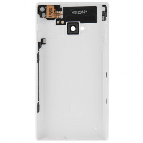 Remplacement lisse de couverture de logement arrière en plastique lisse pour Nokia Lumia 720 (blanc) SR057W187-05