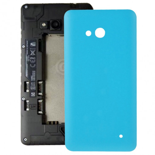 iPartsAcheter pour Microsoft Lumia 640 Surface en plastique givré couvercle du boîtier arrière (bleu) SI058D1668-05