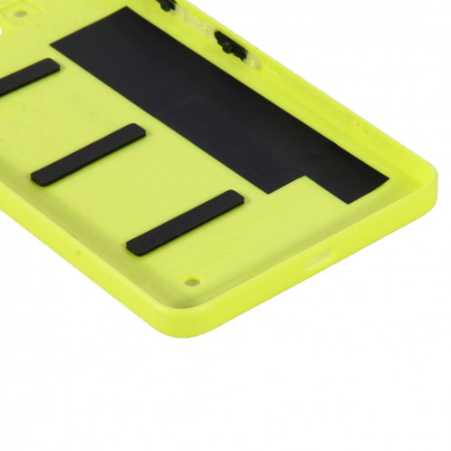 iPartsAcheter pour Microsoft Lumia 640 couvercle en plastique de surface arrière givré (jaune) SI58YL585-06