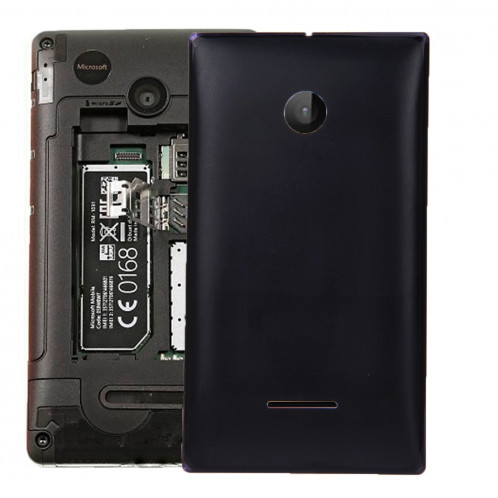 Couverture arrière de batterie couleur unie pour Microsoft Lumia 532 (Noir) SC623B738-05