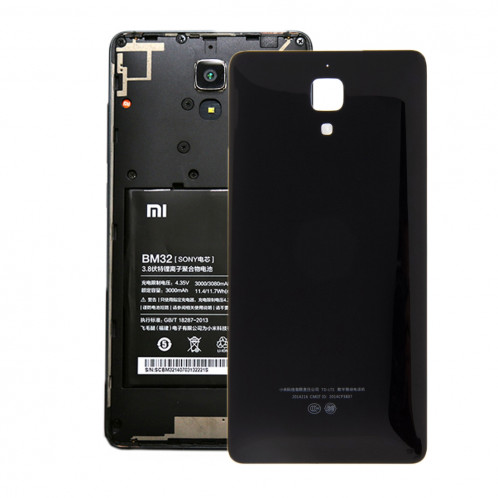 iPartsBuy remplacement de la couverture arrière de la batterie pour Xiaomi Mi 4 (noir) SI660B244-06